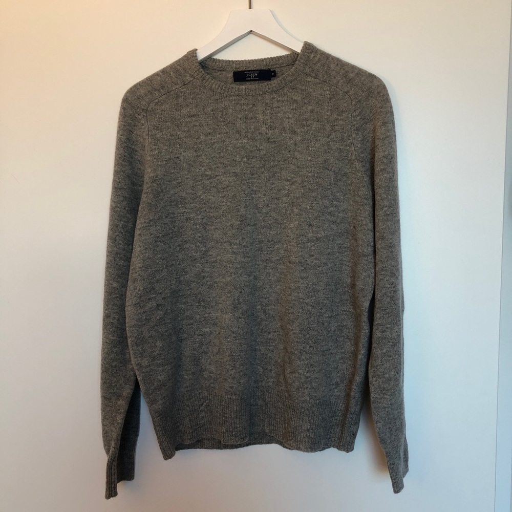 J. Crew Grey Wool Sweater